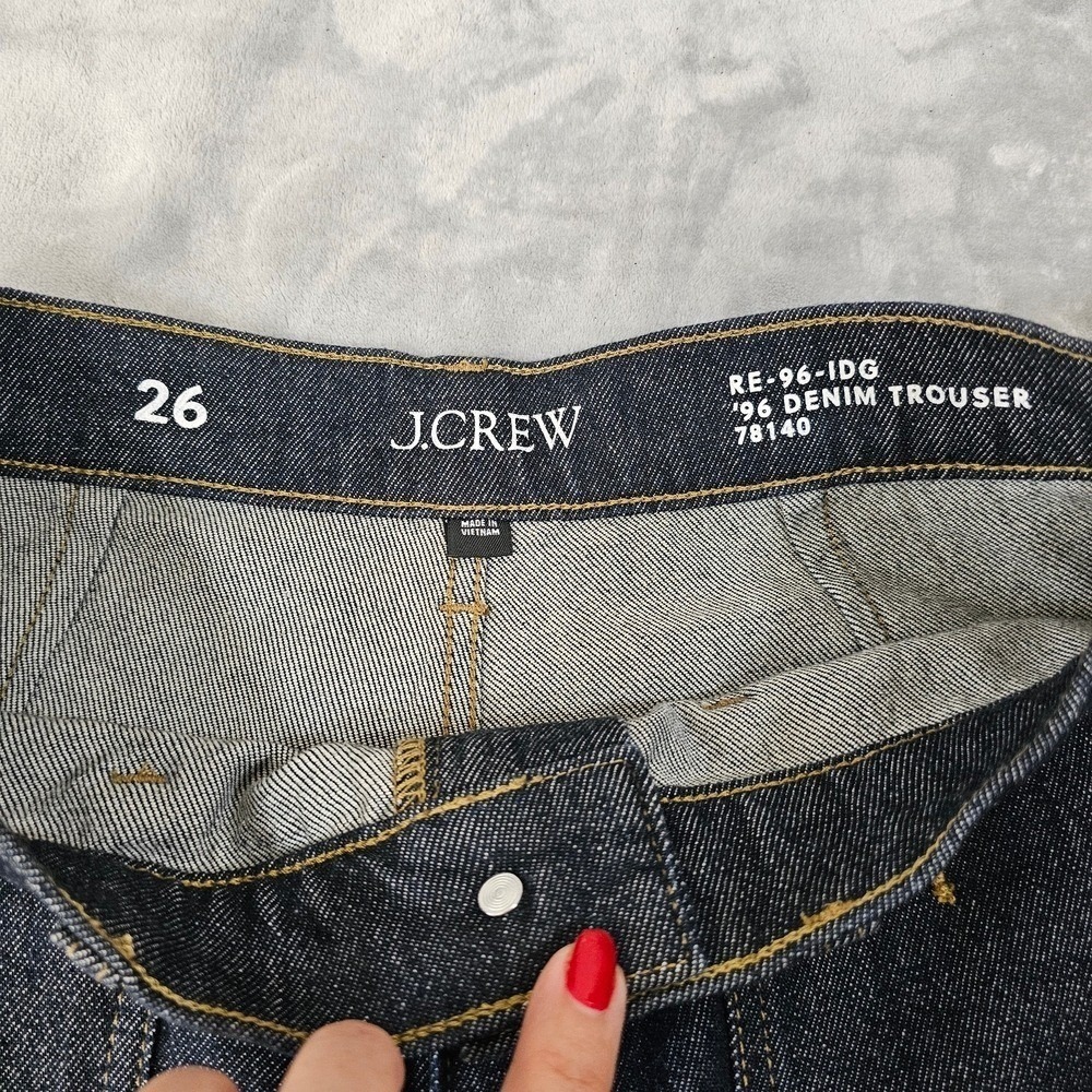 J.Crew Sailor denim trouser in Rinse wash Sz 26 - Picture 10 of 16
